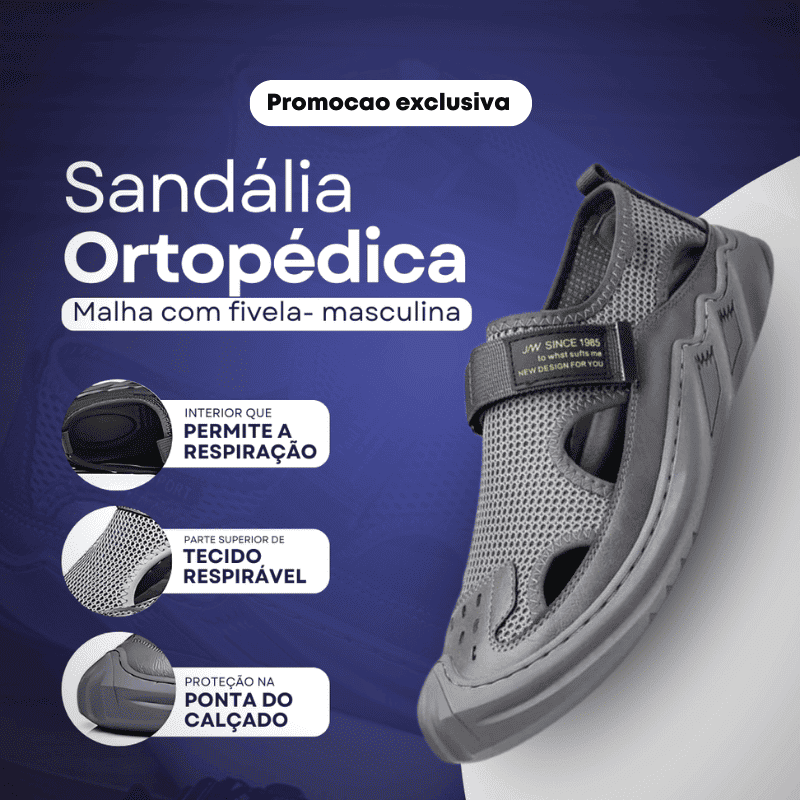 Sandália Ortopédica Confortmax (Compre 1 Leve 2) 🎁